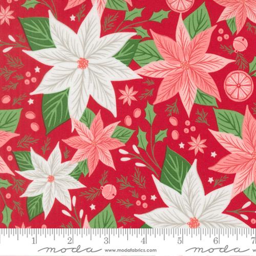 Merrily On High Christmas Red 43210 13