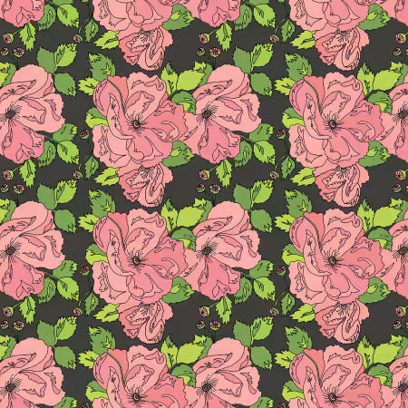 Charcoal Petal and Pollen (54892-3)