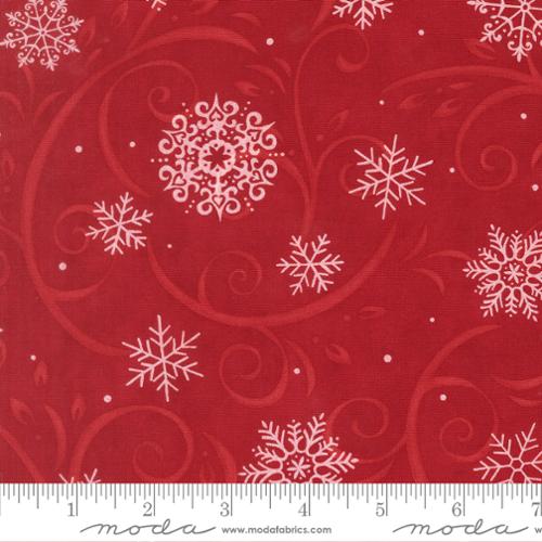 When Snow Falls Berry Red 56172 14