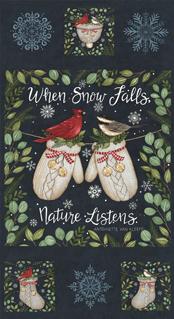 Panel- When Snow Falls Panel Night Sky 56178 13