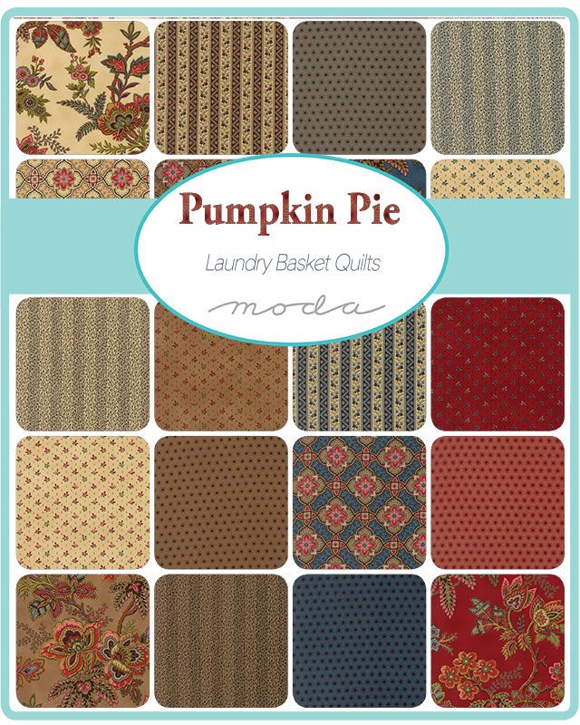 Pumpkin Pie Quilt Kit featuring The Pattern popular Basket