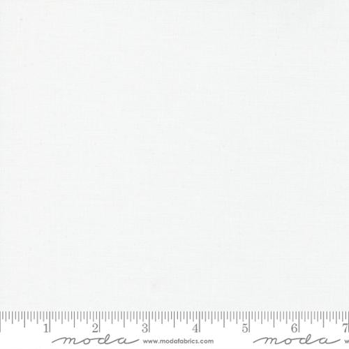 Bella Solids- White Bleached 9900 98- Moda Fabrics