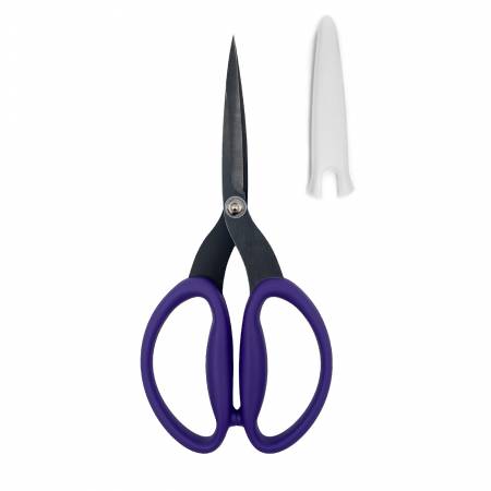 Perfect Scissors Purple 7-1/2in Large Micro-Serrated Non-Slip Blade