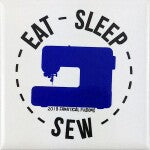 Magnet Eat Sleep Sew
