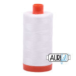 Cotton Mako Thread 50wt 1300m (Color: 2021 Natural White)