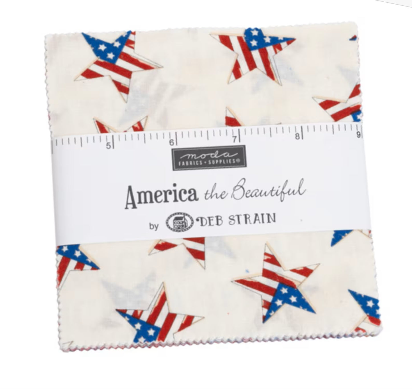 CP- America the Beautiful by Deb Strain by Moda Fabrics Charm Pack