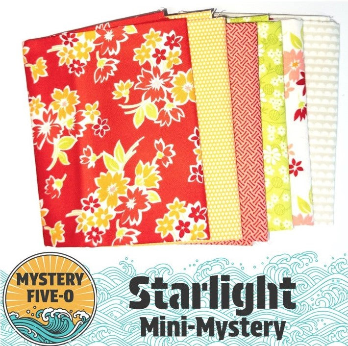 Mystery Five-0 Lavender Lime Quilts and Design's Starlight (6) Fat Quarter Bundle #9