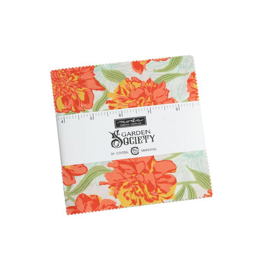 CP- Crystal Manning- Garden Society Charm Pack