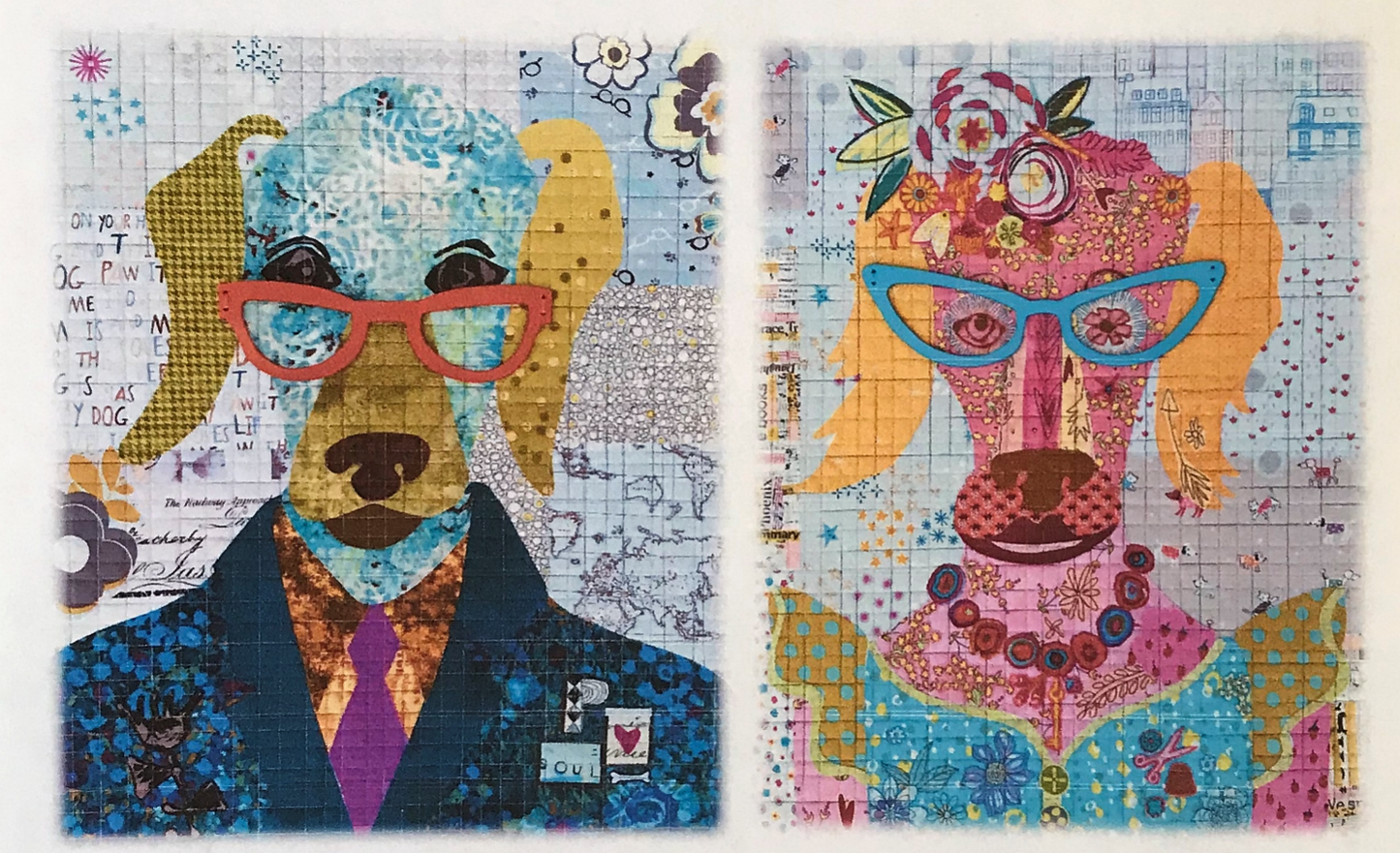 Teeny TIny Pattern Group #8 Collage Pattern by Laura Heine