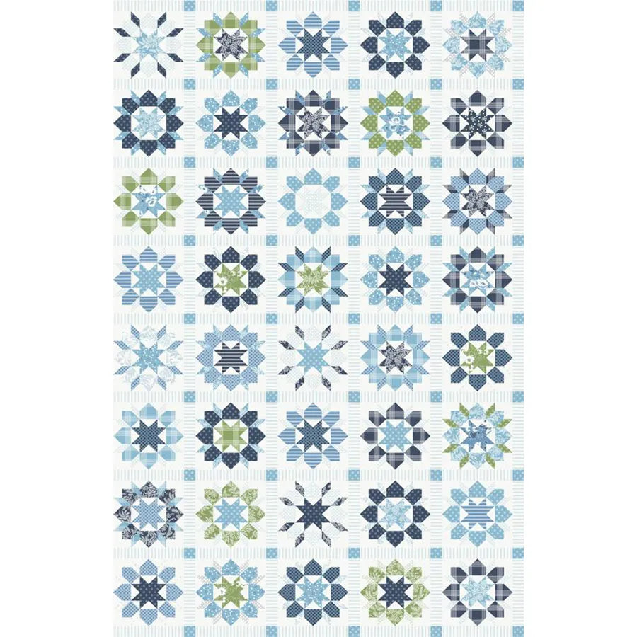 Nantucket Summer Multi Swoon Cheater 60" Wide Yardage