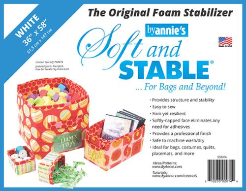 By Anne Soft & Stable 36x58" White S S2036 Patterns By Anne