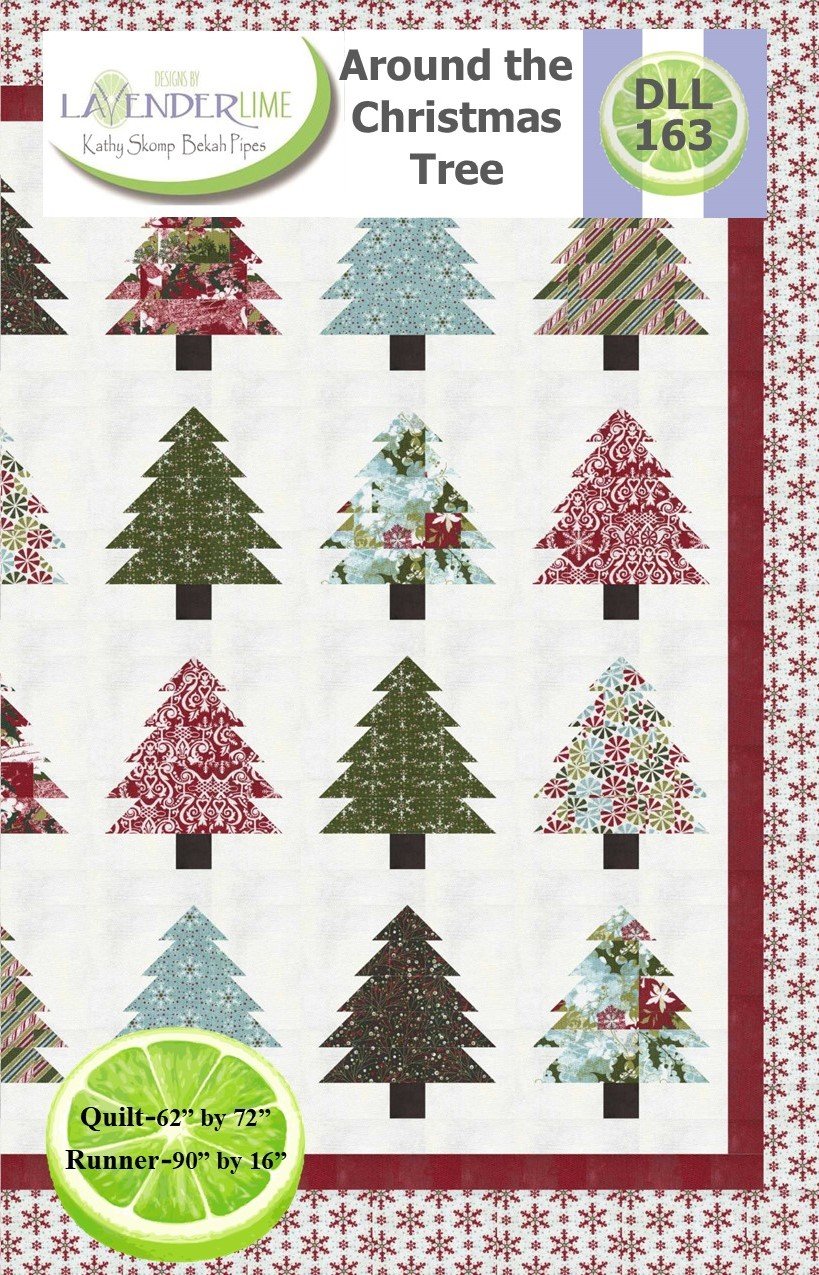 christmas lavender tree BK- Around the Christmas Tree – Lavender Lime Quilts
