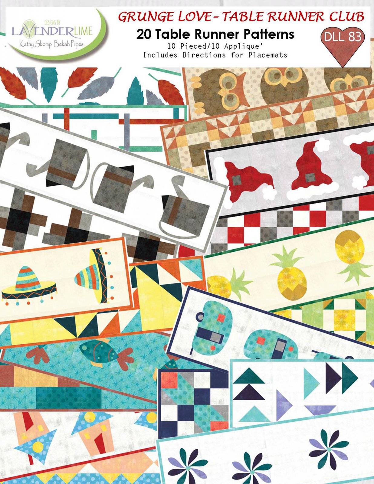 BK- Grunge Love Table Runner Club