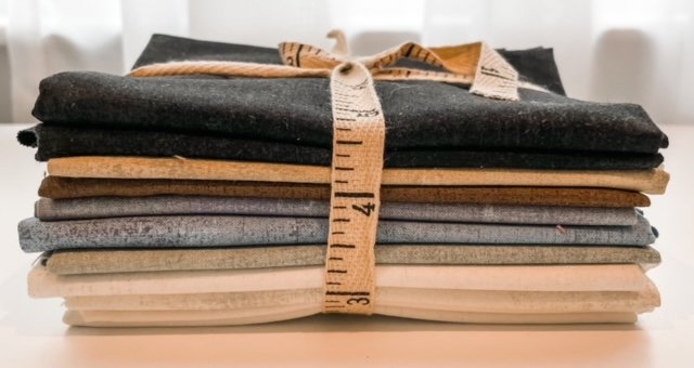 FQB- 10 Grunge Fat Quarter Bundle by BasicGray
