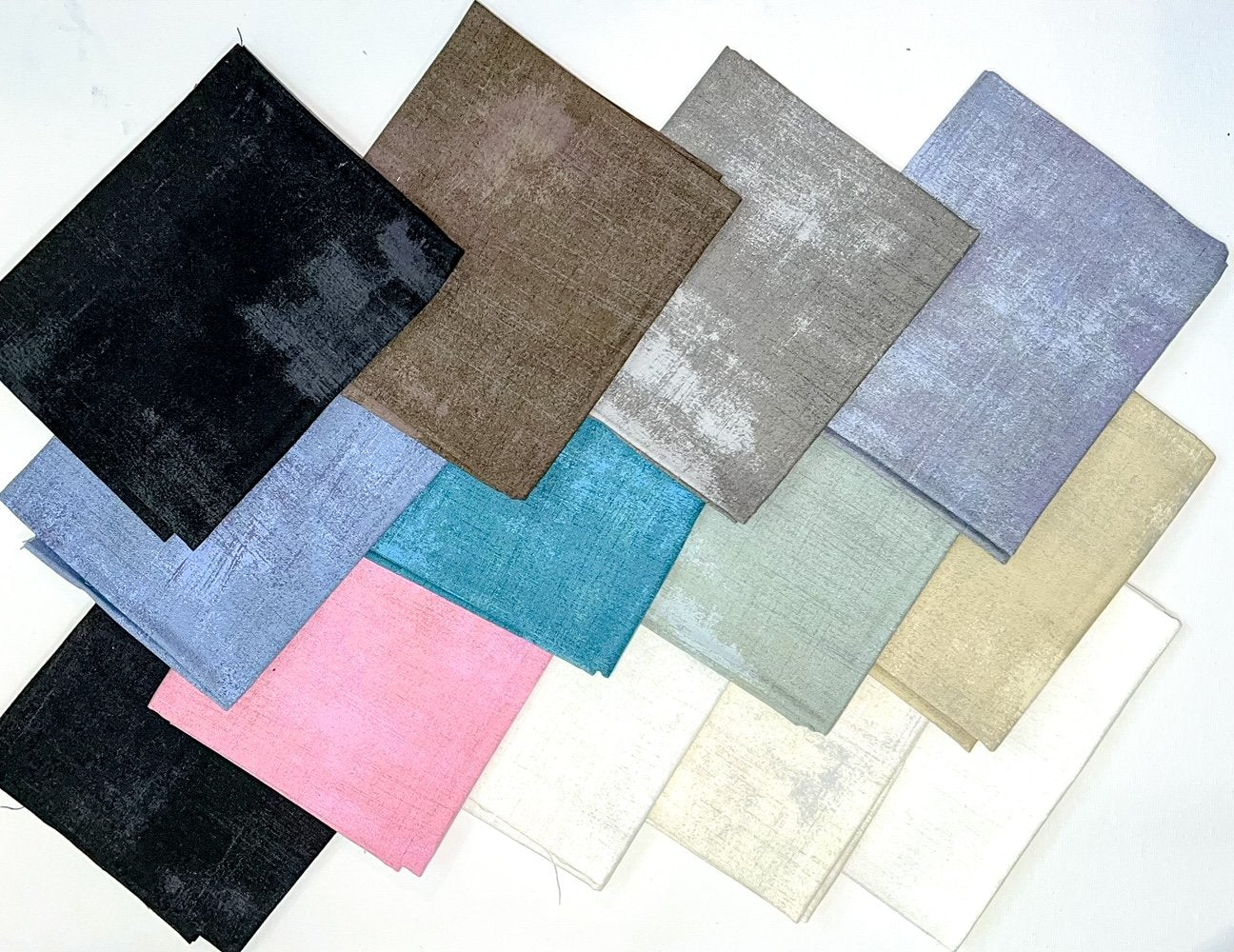 FQB- BasicGray-13 Grunge Fat Quarter Bundle