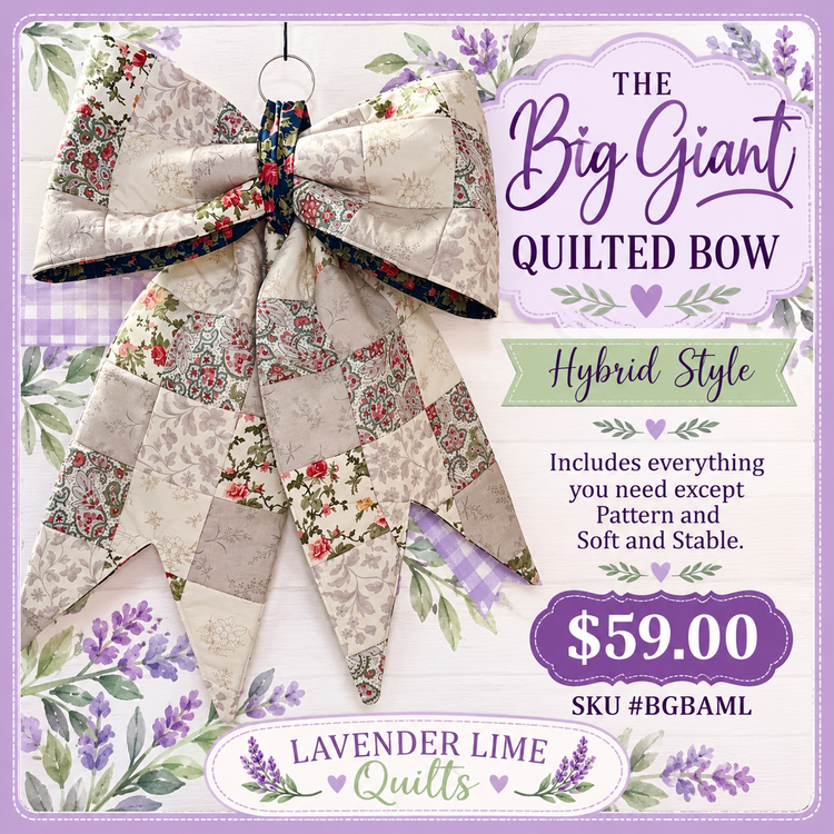 The Big Giant Quilted Bow