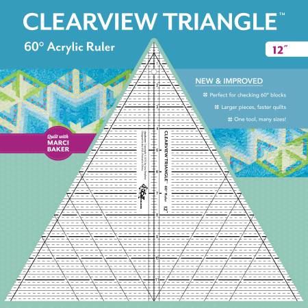 Clearview Triangle 12" Ruler