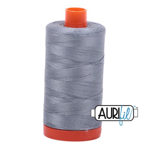 Cotton Mako Thread 50wt 1300m (Color: 2610 Light Blue Grey)