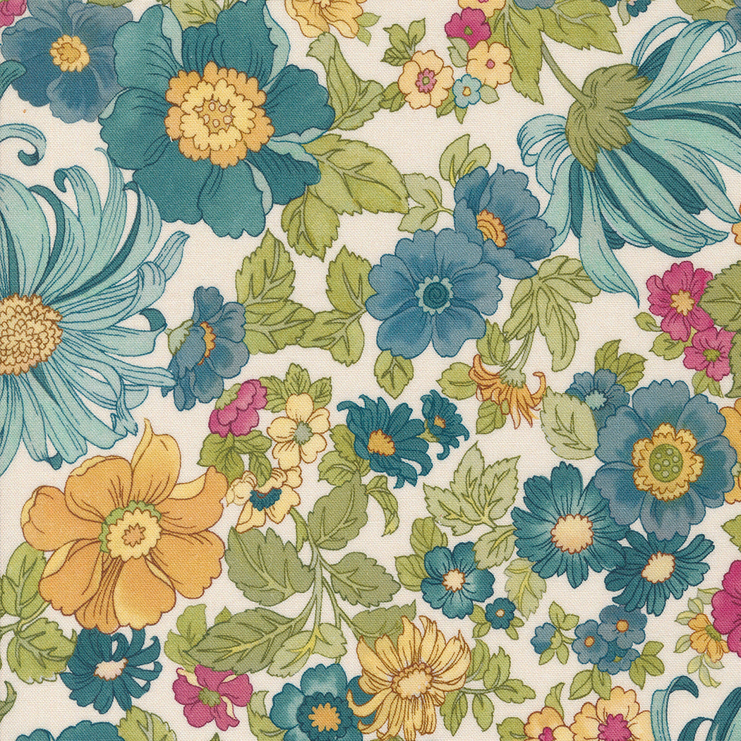 Chelsea Garden Porcelain Pond 33740 14 Moda Fabrics