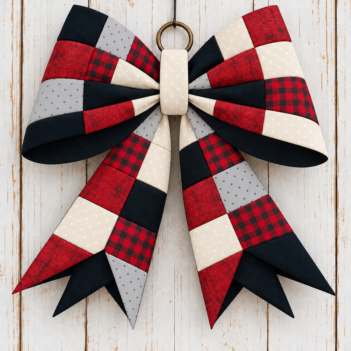 Big Giant Quilted Bow Kit - Friday Night Lights (Hybrid Style)