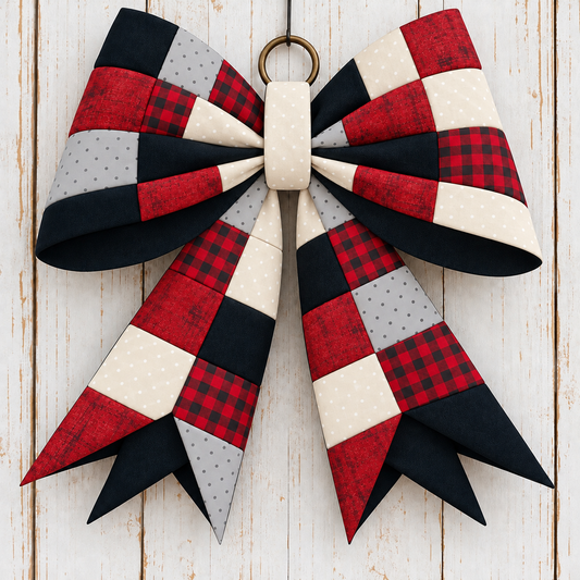 Big Giant Quilted Bow Kit - Friday Night Lights (Hybrid Style)