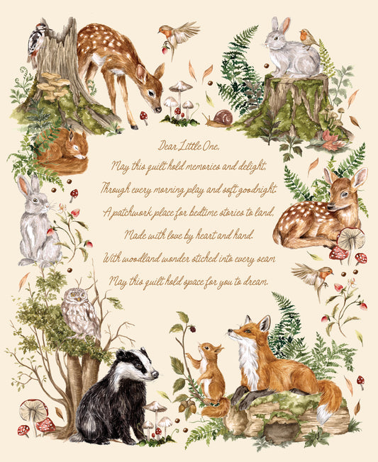 Panel- Fable and Fern Quilt Cloud Panel 40068 11QC Moda