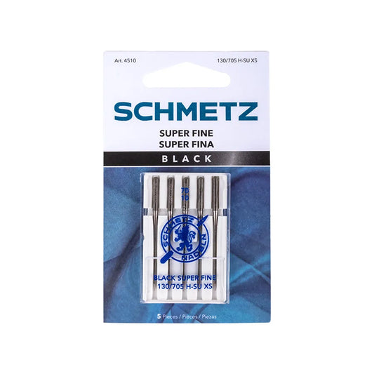 Schmetz Black Super Fine Machine Needles