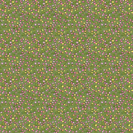 Green Ditsy Buds (54895-11)