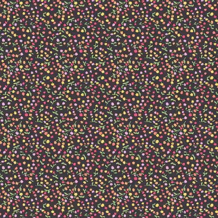 Charcoal Ditsy Buds (54895-3)