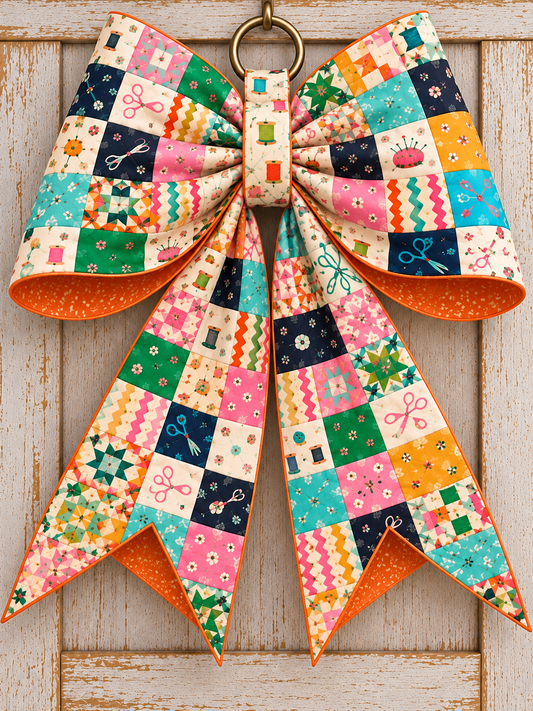 Patchwork Quilted Bow Kit – Sew Happy