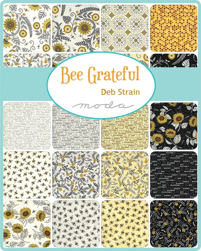 QB- Deb Strain- Bee Grateful (includes 3 panels)