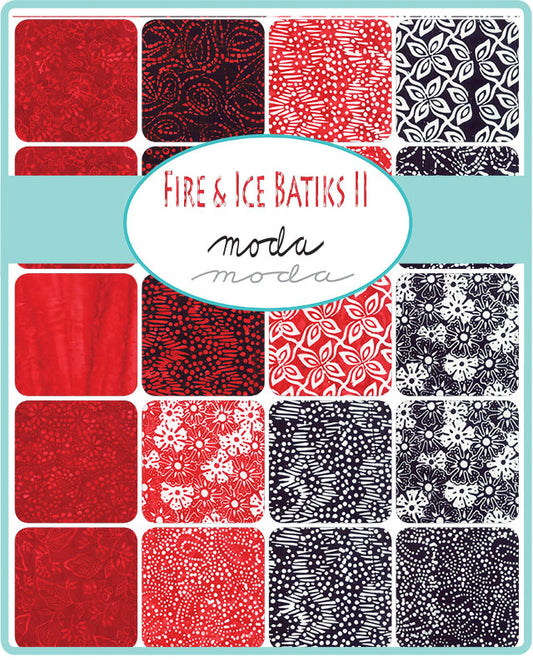 QB-Moda Fabrics-Fire & Ice Batiks ll