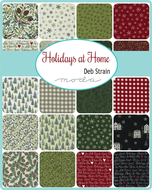 QB- Deb Strain- Holidays at Home (Panels Included)