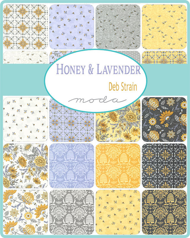 QB- Deb Strain- Honey & Lavender (includes 3 Panels)