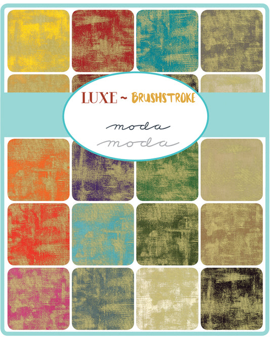 QB-Moda Fabrics-Luxe Brushstroke Metallic