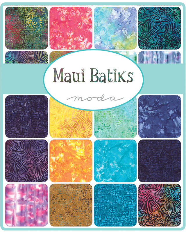 QB- Moda Fabrics- Maui Batiks