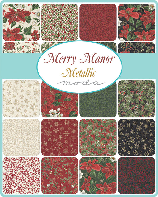 QB- Moda- Merry Manor Metallic