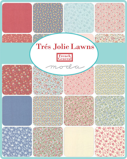 QB- French General- Tres Jolie Lawns- Moda Fabrics