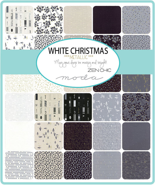 QB-Zen Chic-White Christmas Metallic