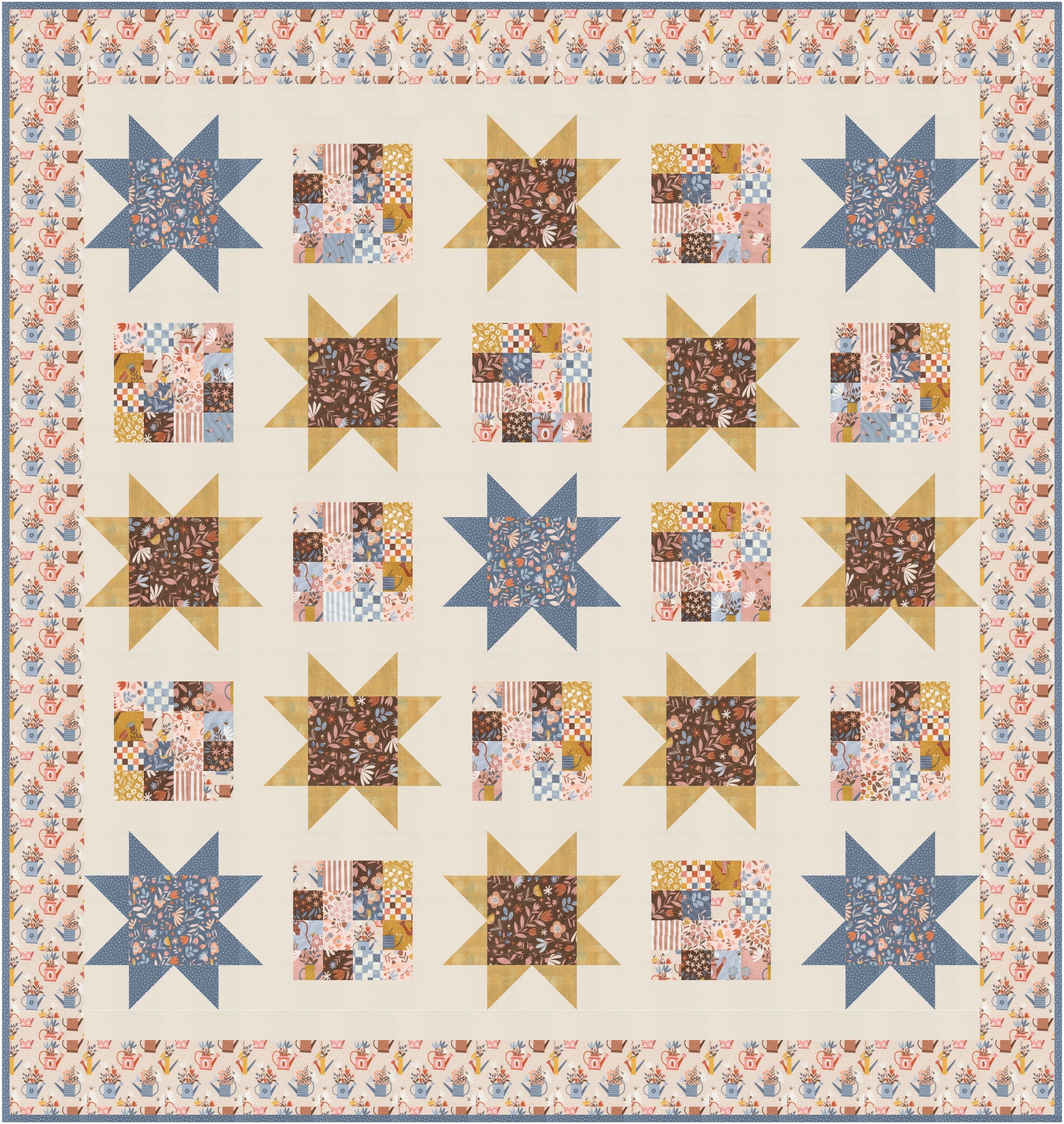 KIT- Charming Spring Day Kit – Lavender Lime Quilts