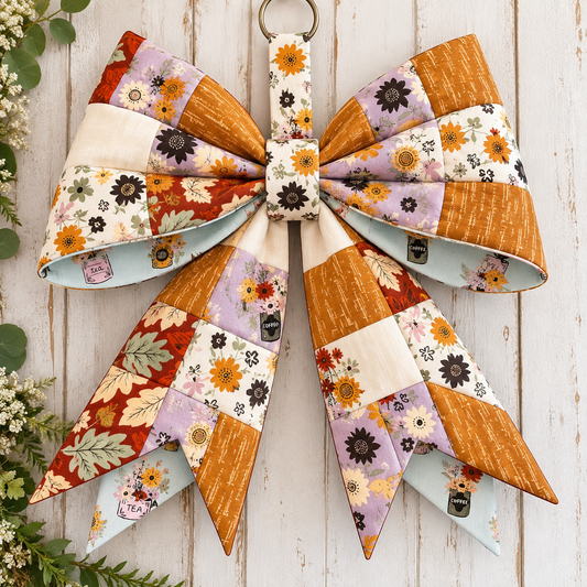 Big Giant Quilted Bow Kit – Autumn Blooms (Hybrid Style)