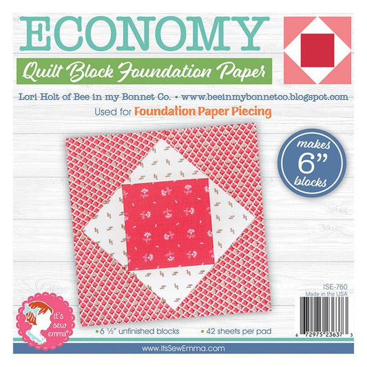 Economy 6" Foundation paper ISE 760 Its Sew Emma