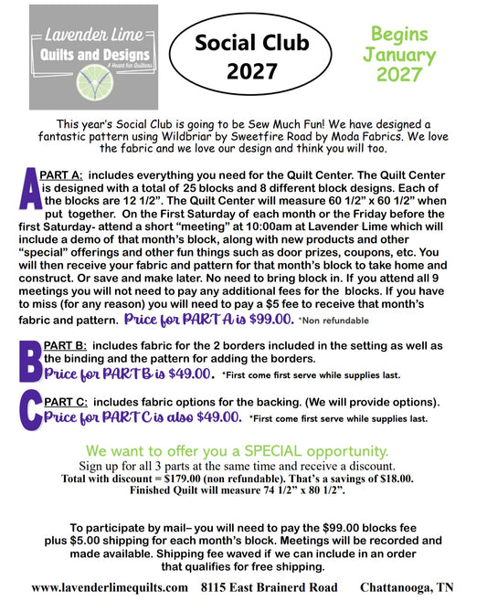 2027 Backing Kit (Social Club)