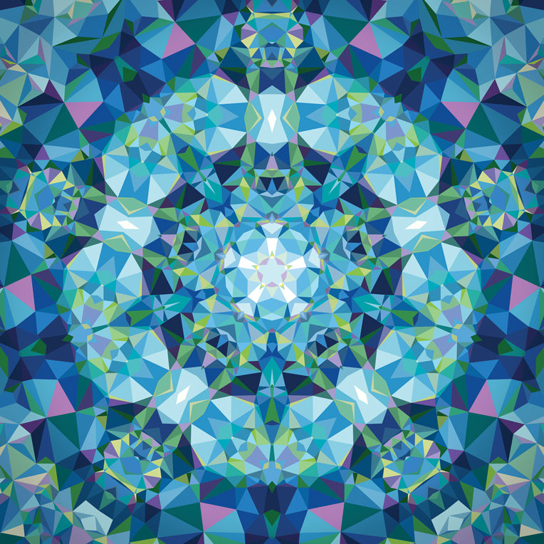 Panel- Moda Fabrics- Gradients Kaleidoscope
