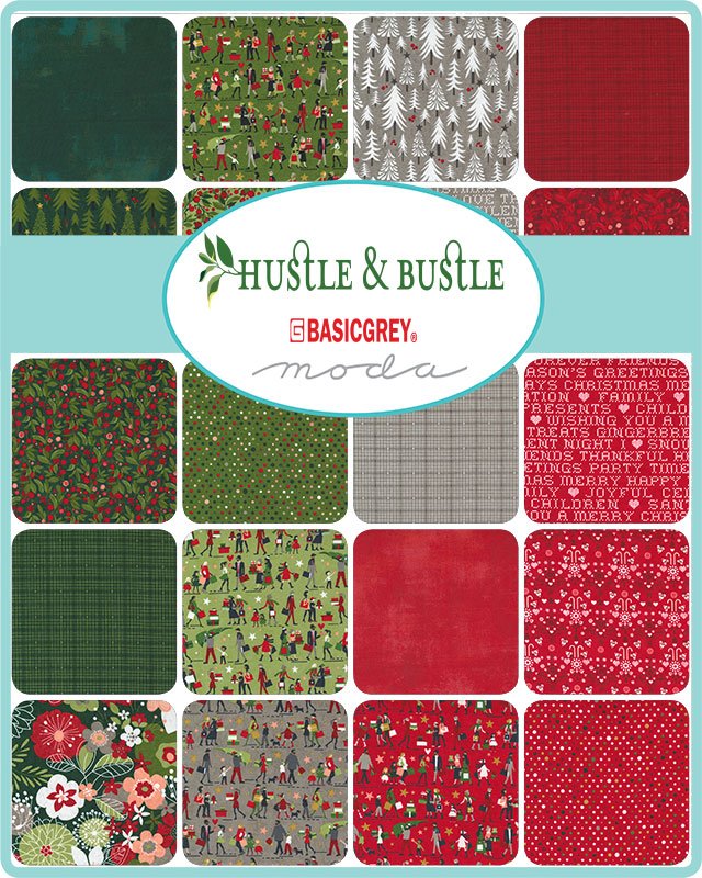 CP- Basic Grey- Hustle And Bustle Charm Pack