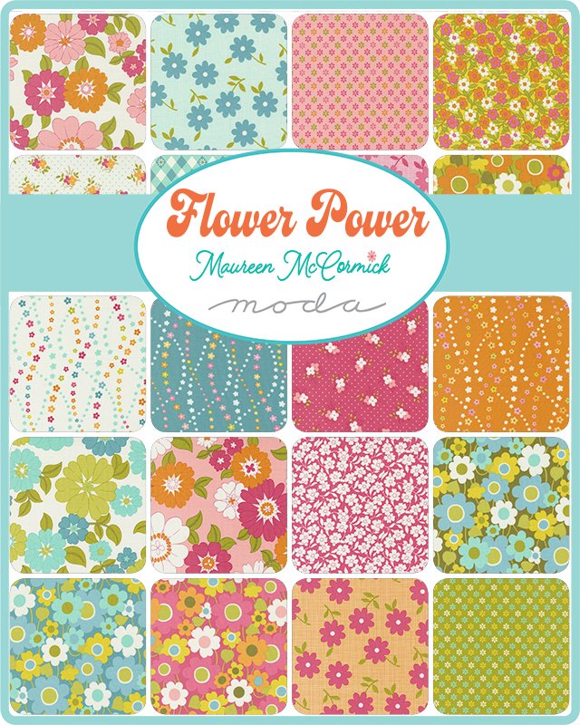 CP- Maureen McCormick- Flower Power Charm Pack