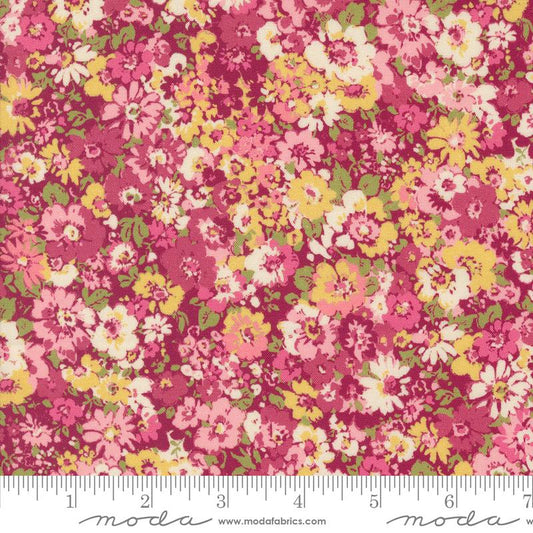 Chelsea Garden Lawns Garden Party Florals Mulberry 33744 13 by Moda Fabrics