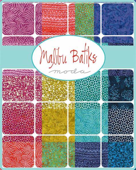 QB-Moda Fabrics- Malibu Batiks