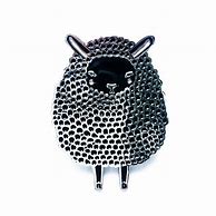 Bramble Enamel Pin Black Sheep