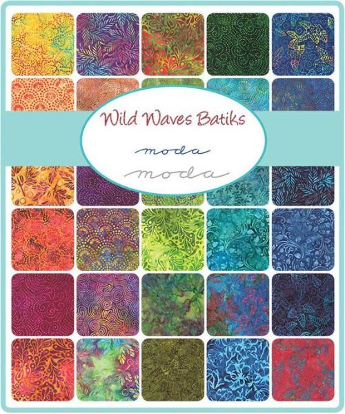 QB-Moda Fabrics- Wild Waves Batiks